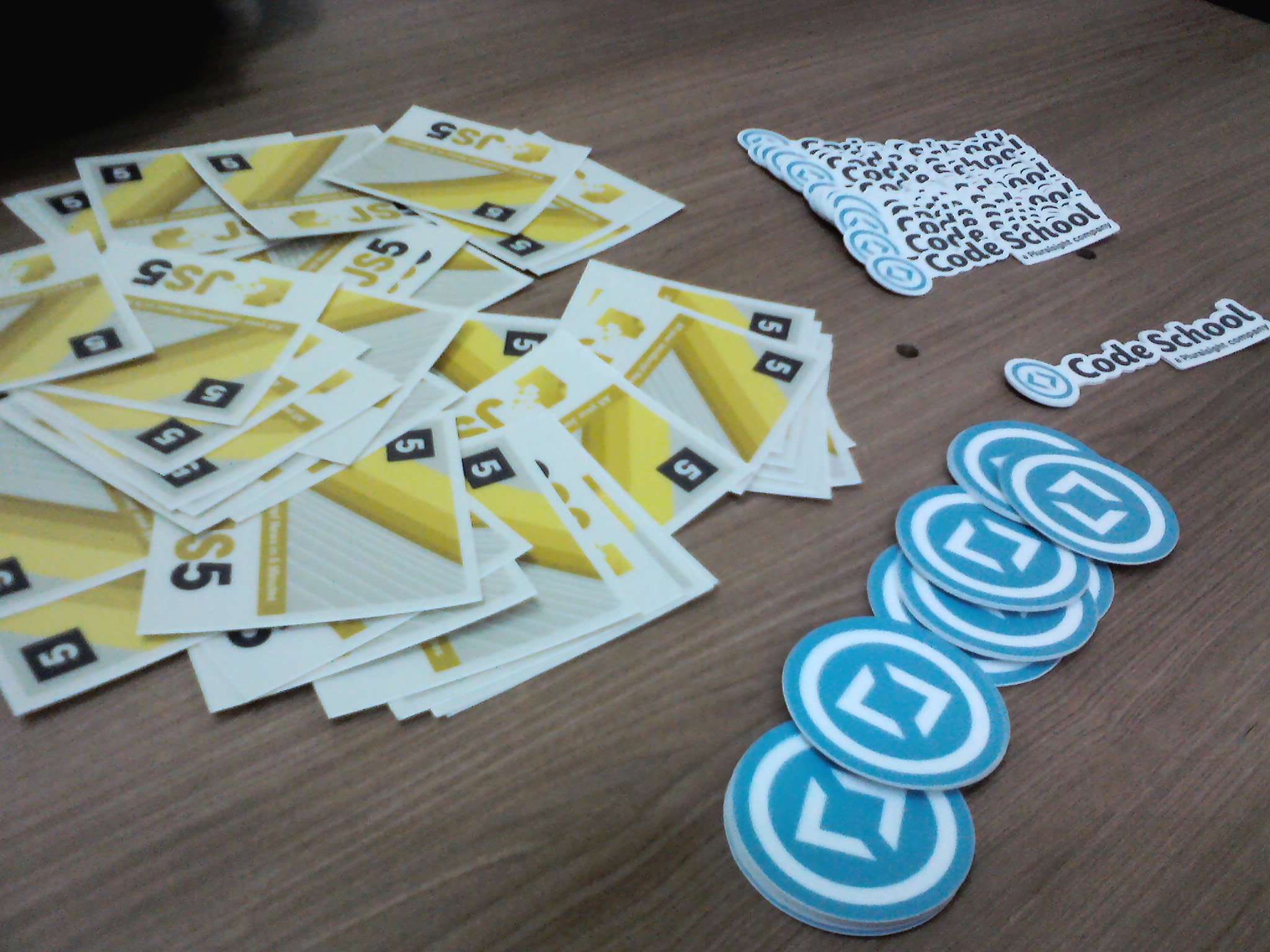 Stickers e adesivos do #JavaScriptCamp